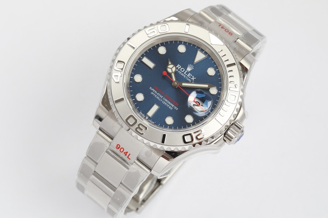 rolex yacht master blue second hand