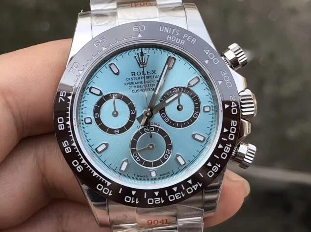 rolex daytona ice blue stainless steel